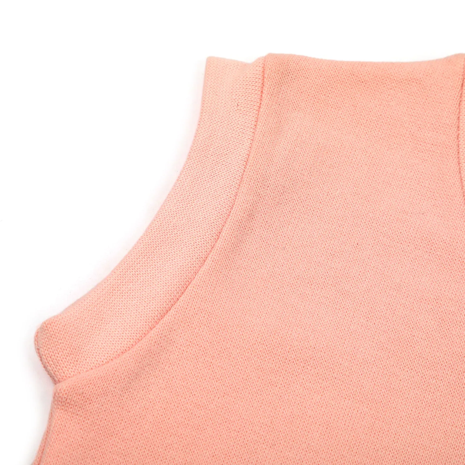 Boys Sleeveless Sweater - Light Pink