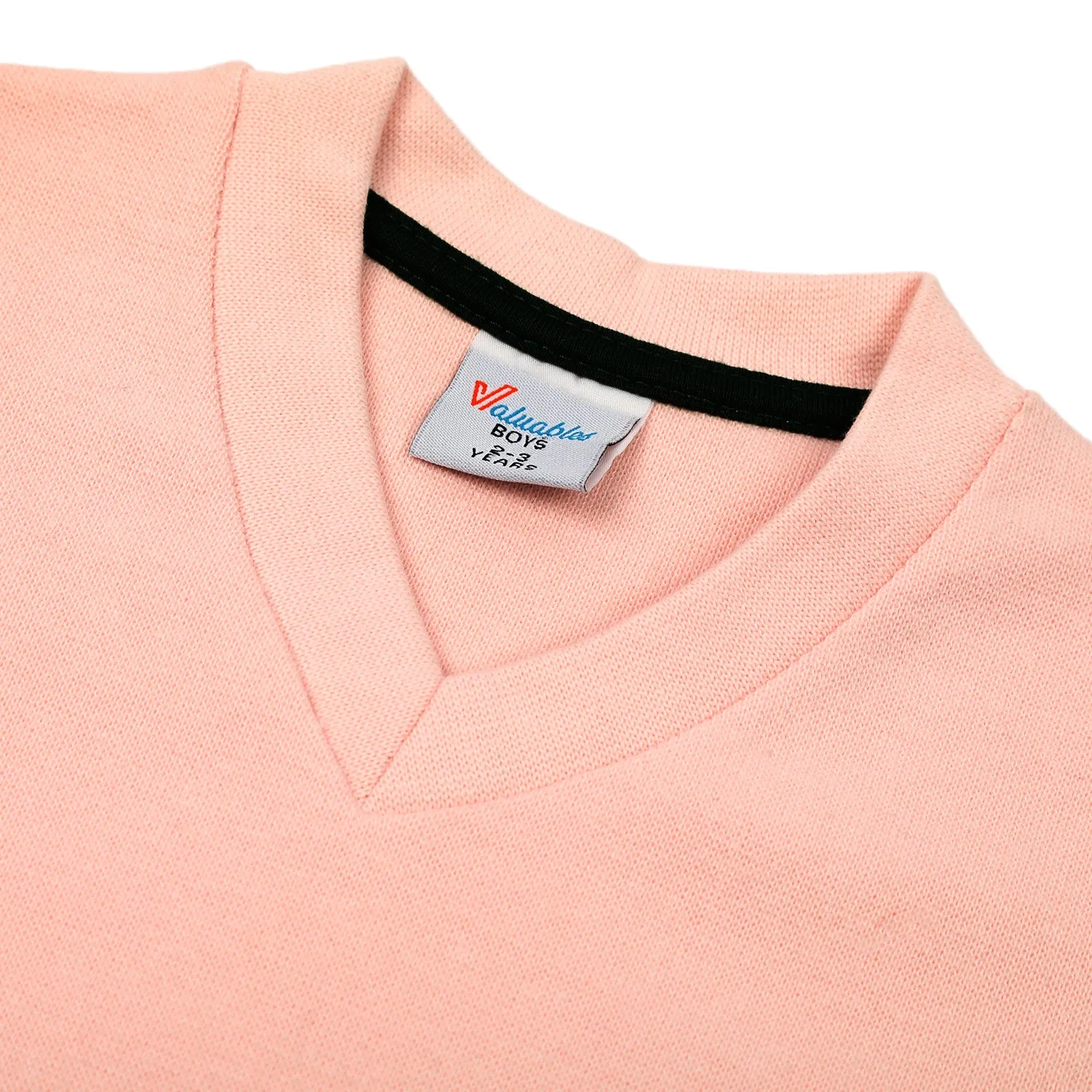Boys Sleeveless Sweater - Light Pink