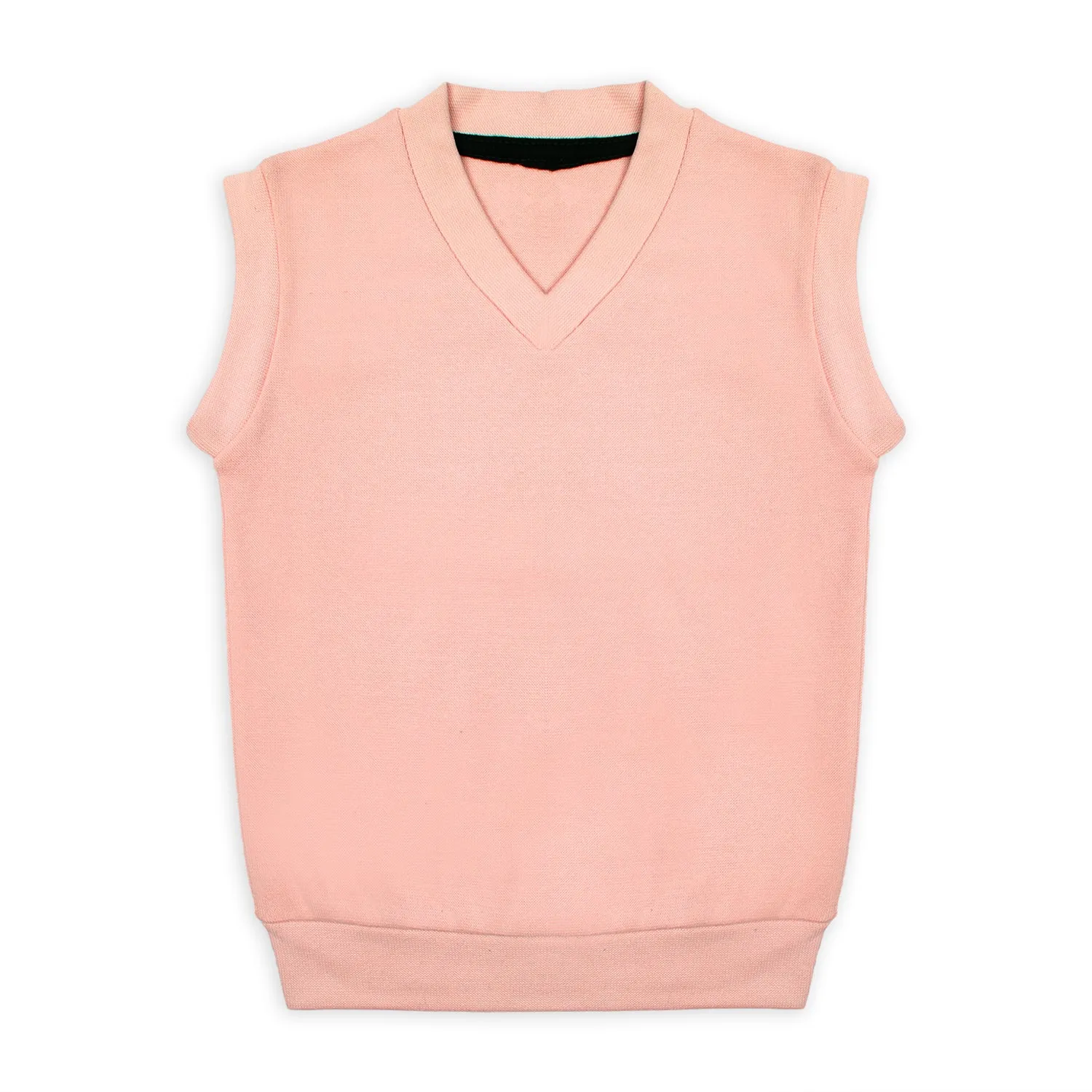 Boys Sleeveless Sweater - Light Pink