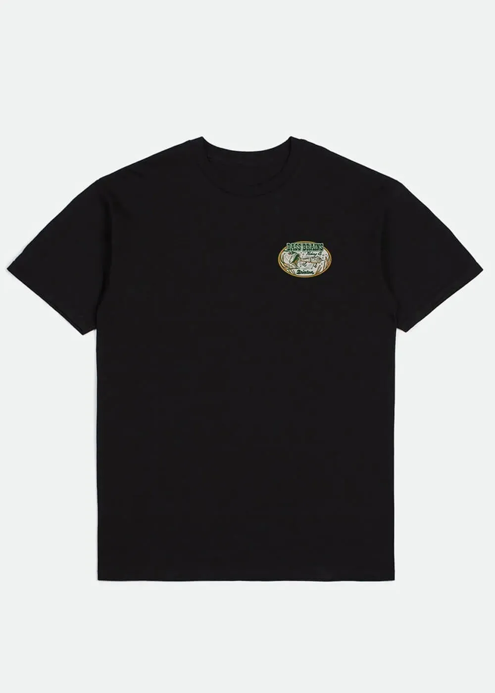 Brixton Heren Bass Brains Swim T-Shirt Zwart