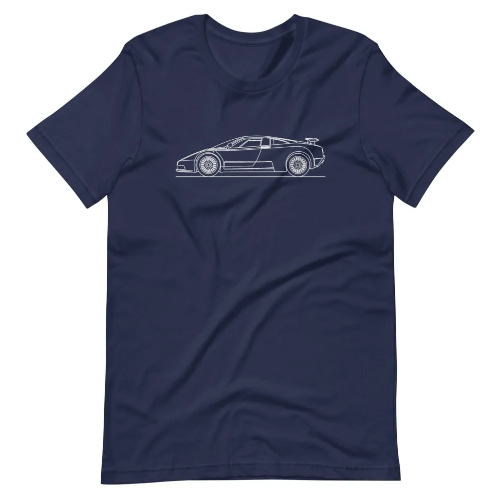 Bugatti EB110 silhouette T-shirt