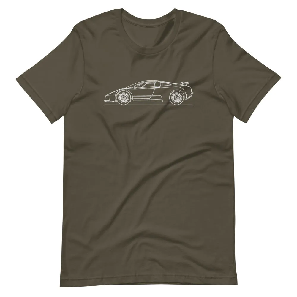 Bugatti EB110 silhouette T-shirt