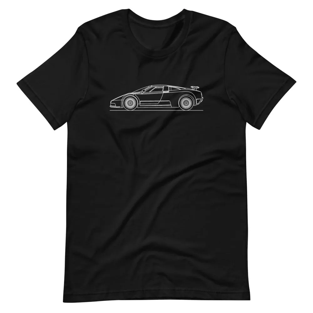 Bugatti EB110 silhouette T-shirt