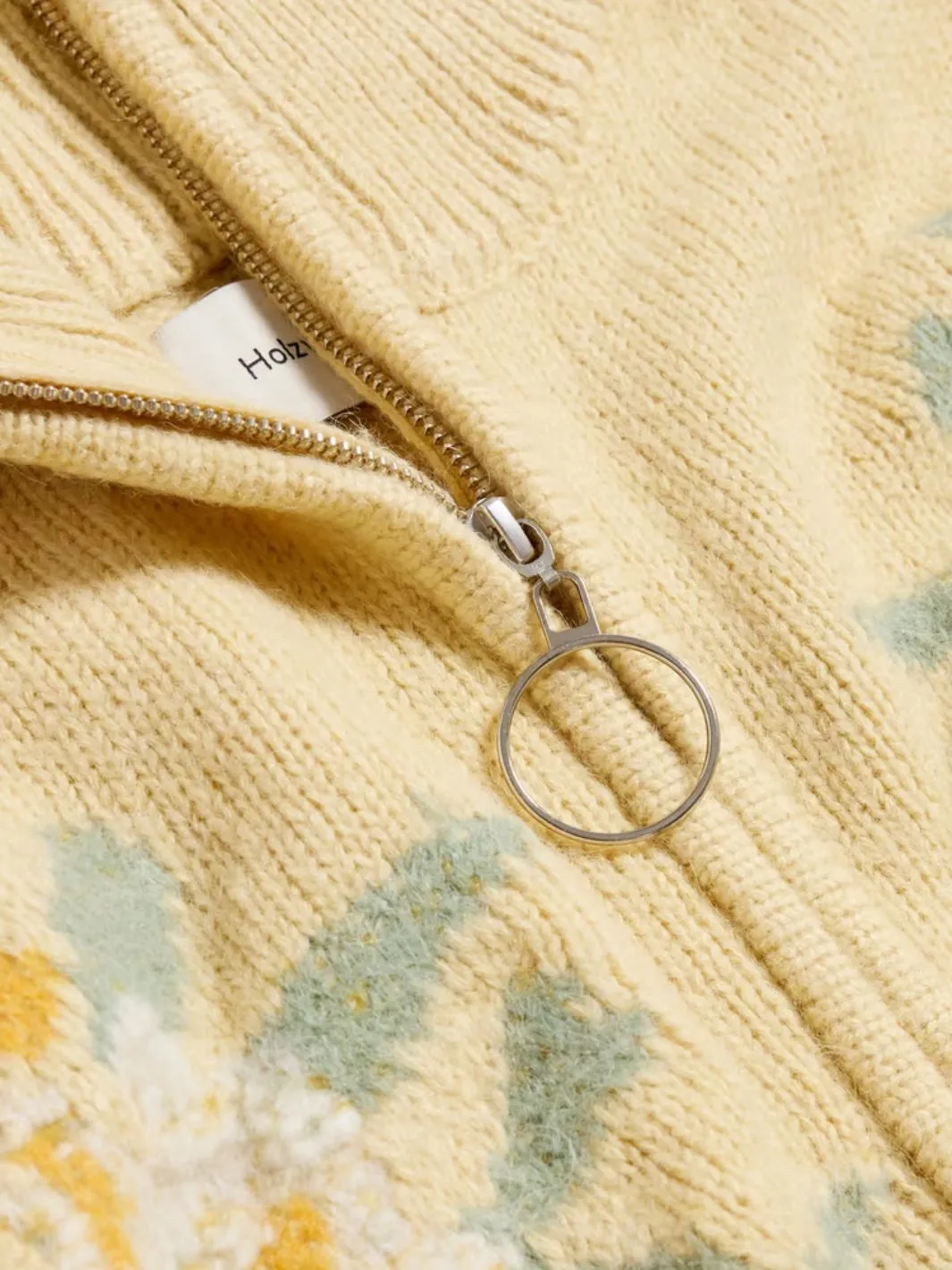 Cardigan | Tine Cropped Cardigan Yellow