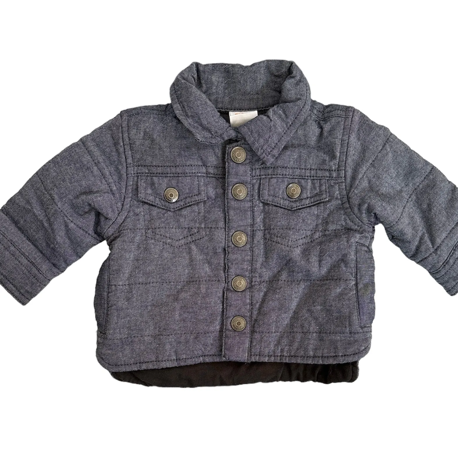 Chambray Shacket, 0-3m // Gymboree