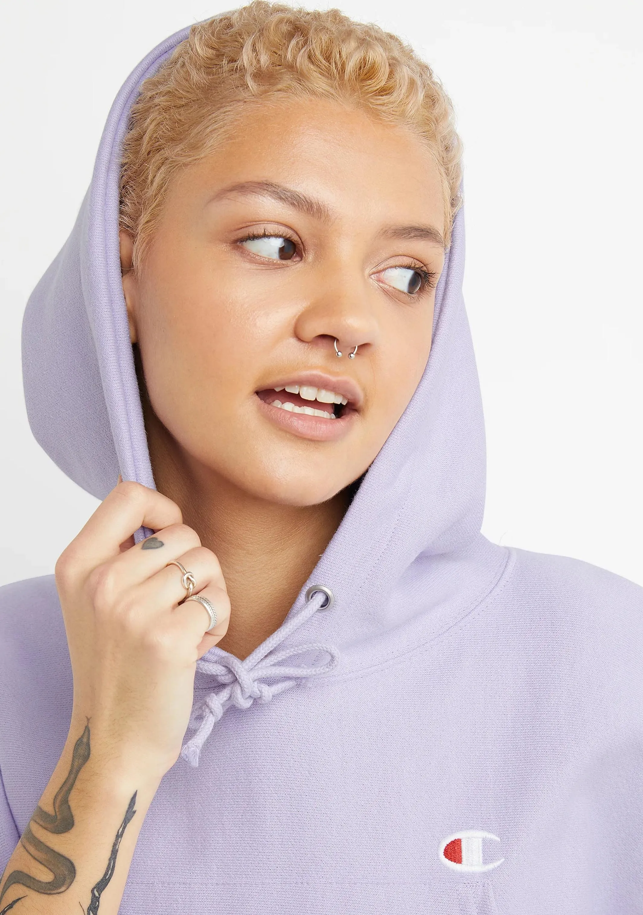 Champion Womens Reverse Weave Crop Hoodie