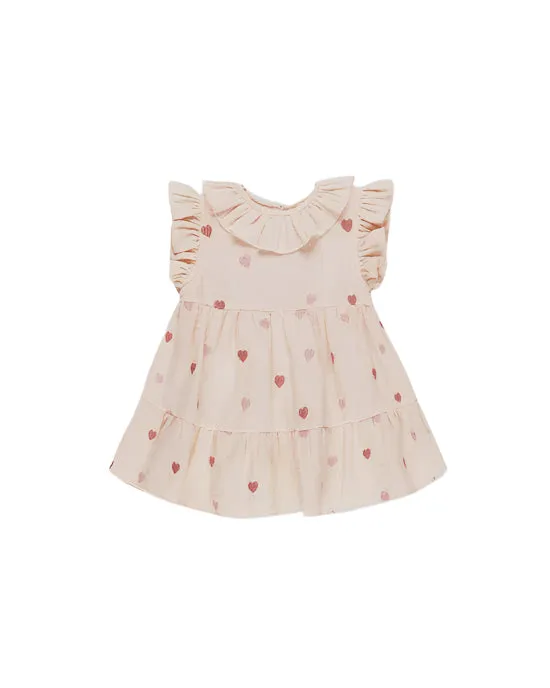Charlotte Dress || Heart Embroidery | Quincy Mae