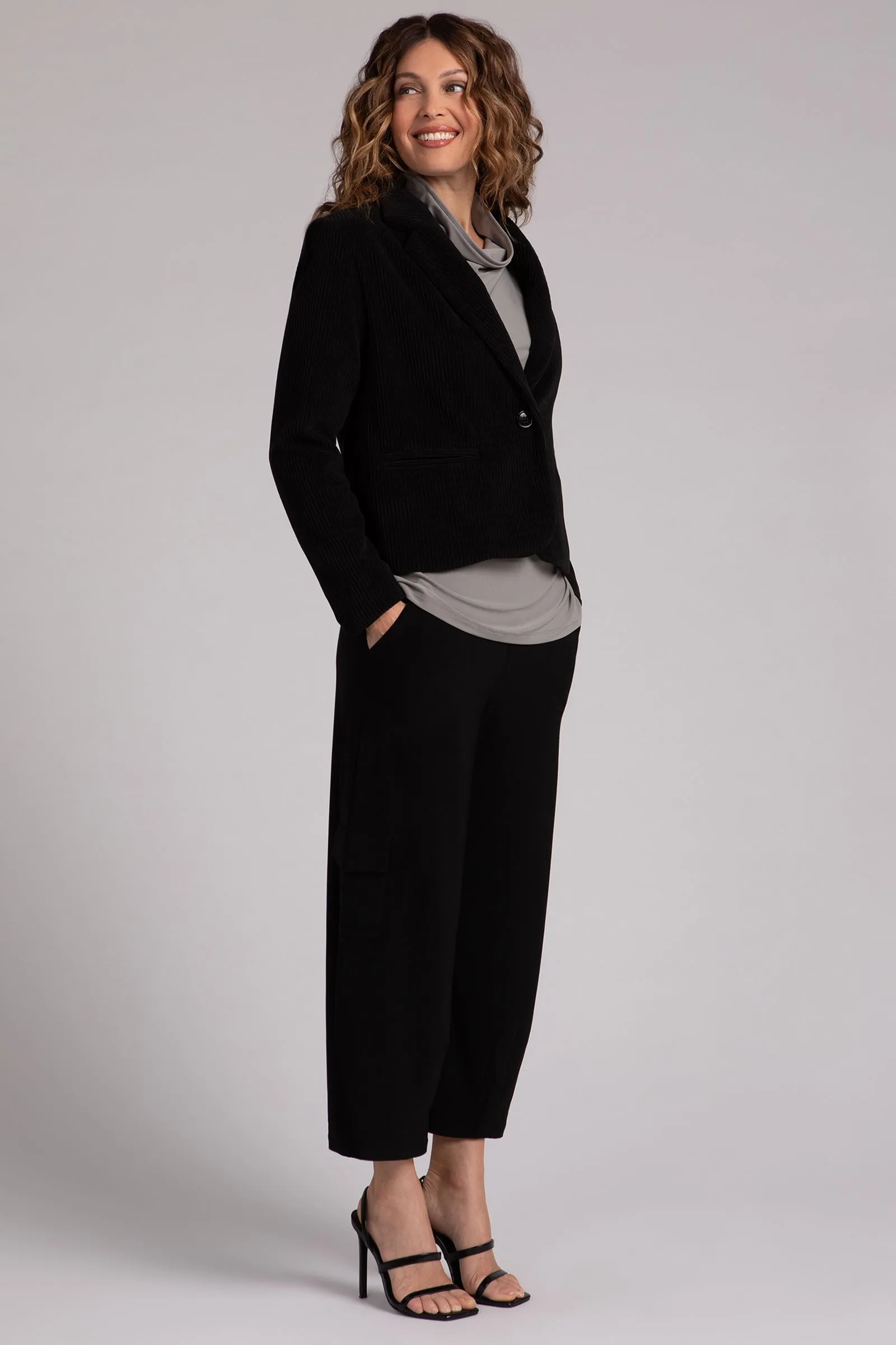Chenille Cord Classic Blazer
