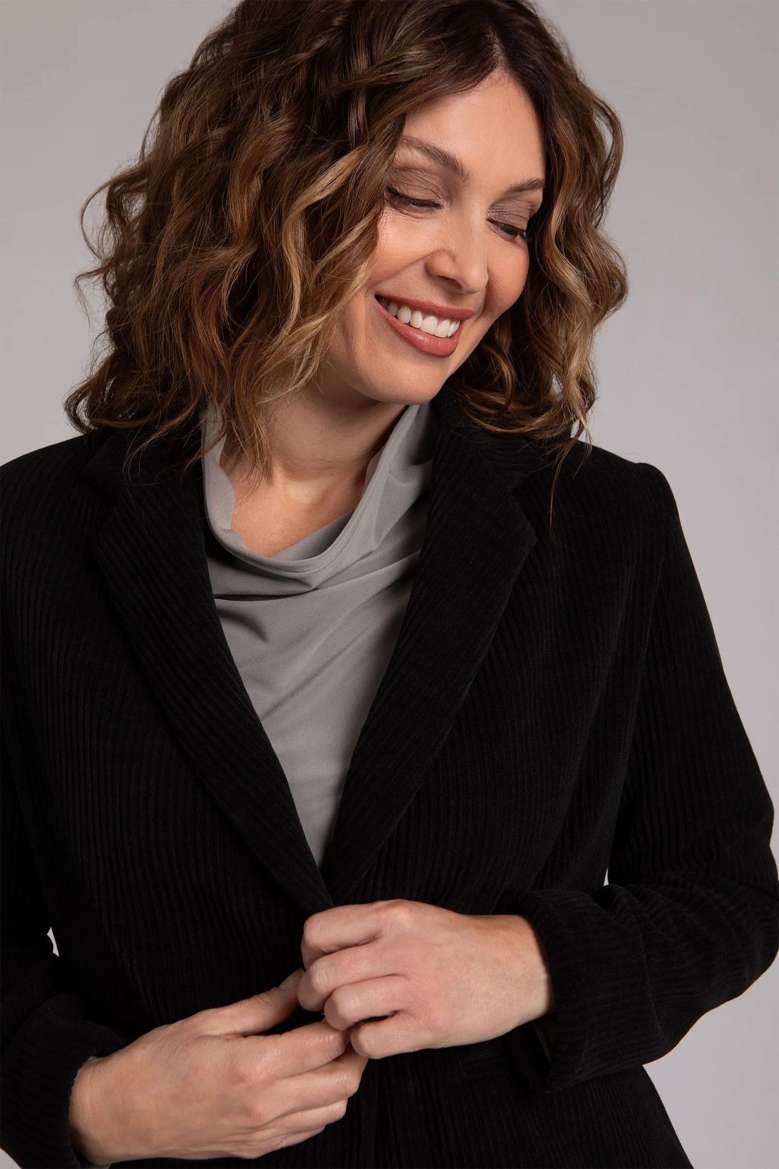 Chenille Cord Classic Blazer
