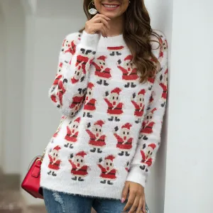 Christmas Santa Claus Long Sleeve Sweater