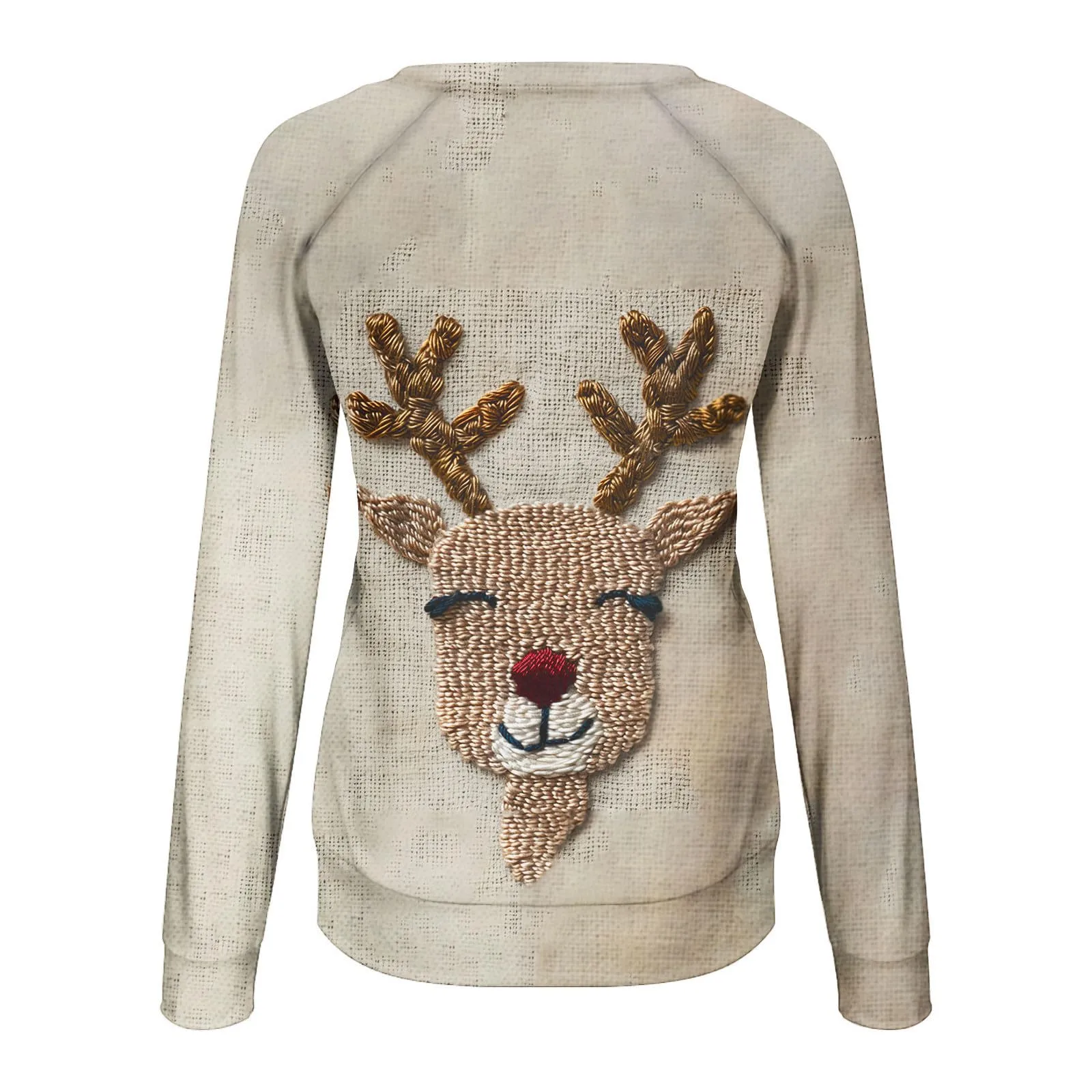 Christmas Sweatshirt for Women 2024 Trendy Christmas Printed Sweater Casual Crewnenck Sweatshirts Funnny Holiday Pullover Tops Ugly Cute Xmas Pullover Sweater Fall Jumpers Outfits