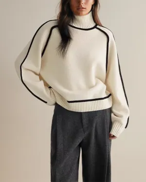 Clara™ | Warm High Neck Sweater