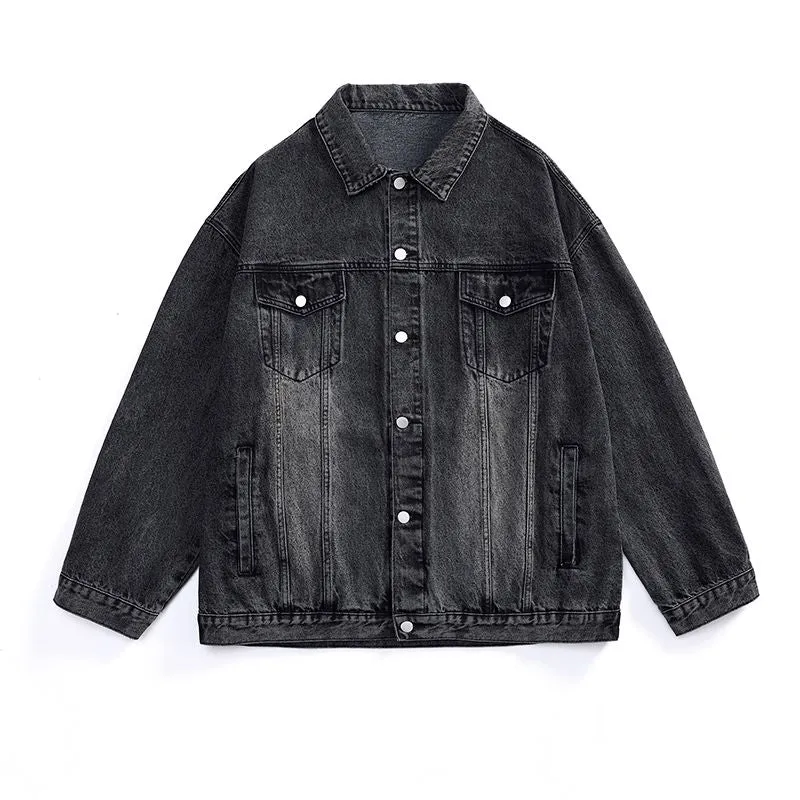 Classic Relaxed-Fit Trucker Jacket for Men