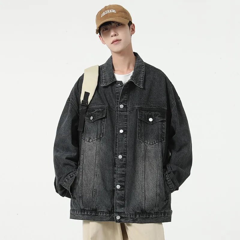 Classic Relaxed-Fit Trucker Jacket for Men