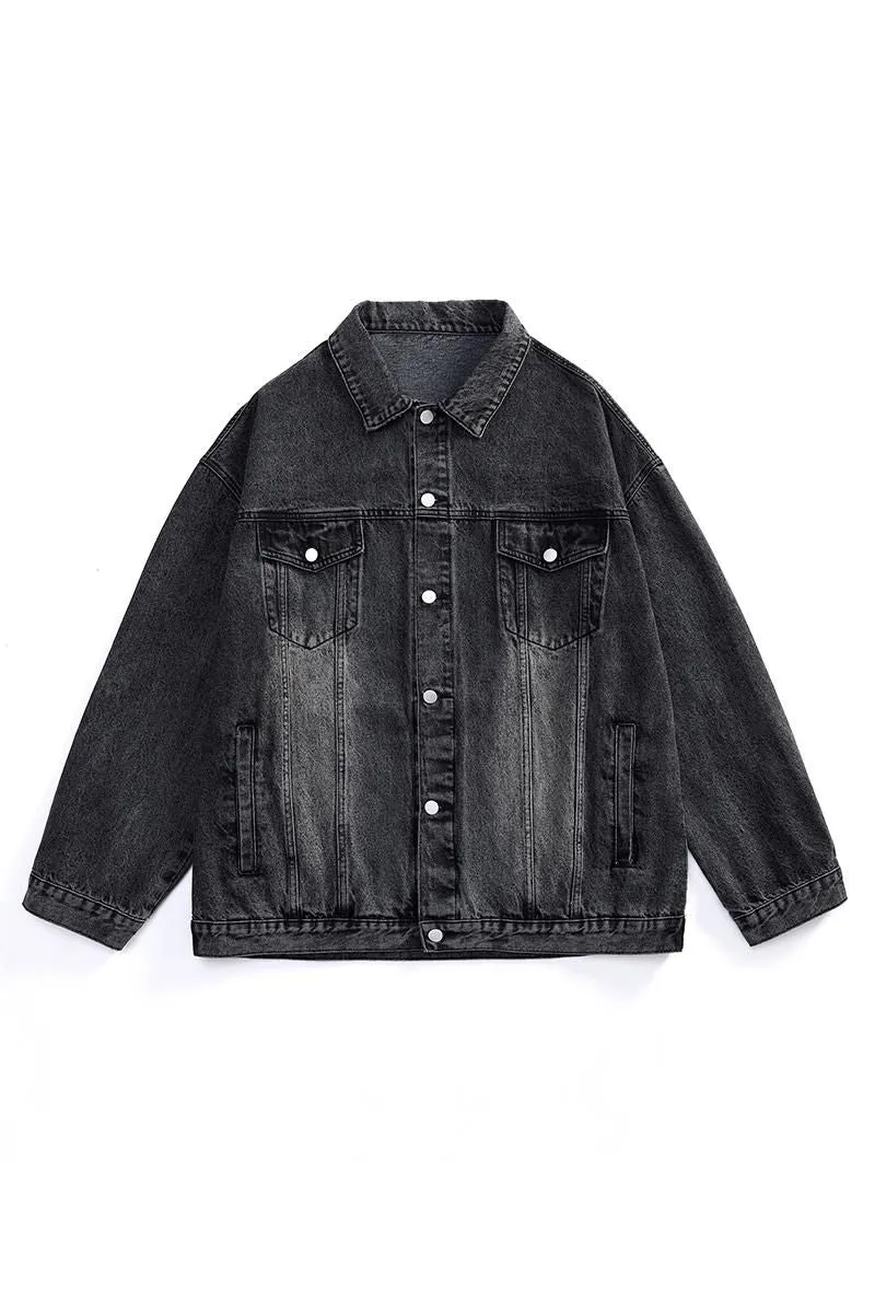 Classic Relaxed-Fit Trucker Jacket for Men