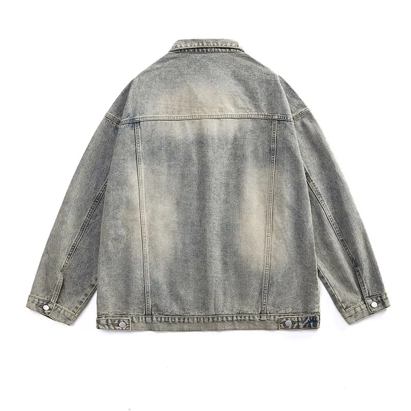 Classic Relaxed-Fit Trucker Jacket for Men