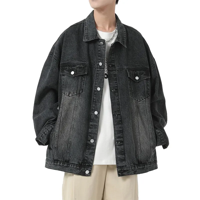 Classic Relaxed-Fit Trucker Jacket for Men
