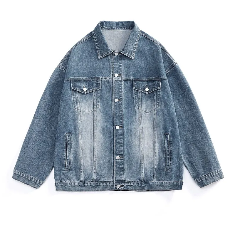 Classic Relaxed-Fit Trucker Jacket for Men