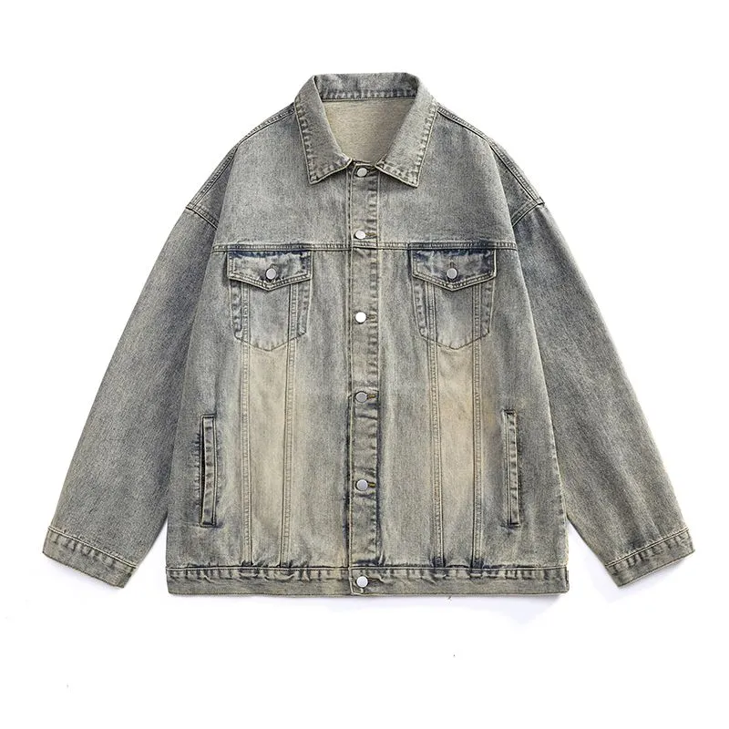 Classic Relaxed-Fit Trucker Jacket for Men