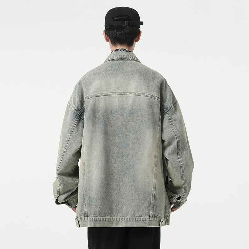 Classic Relaxed-Fit Trucker Jacket for Men