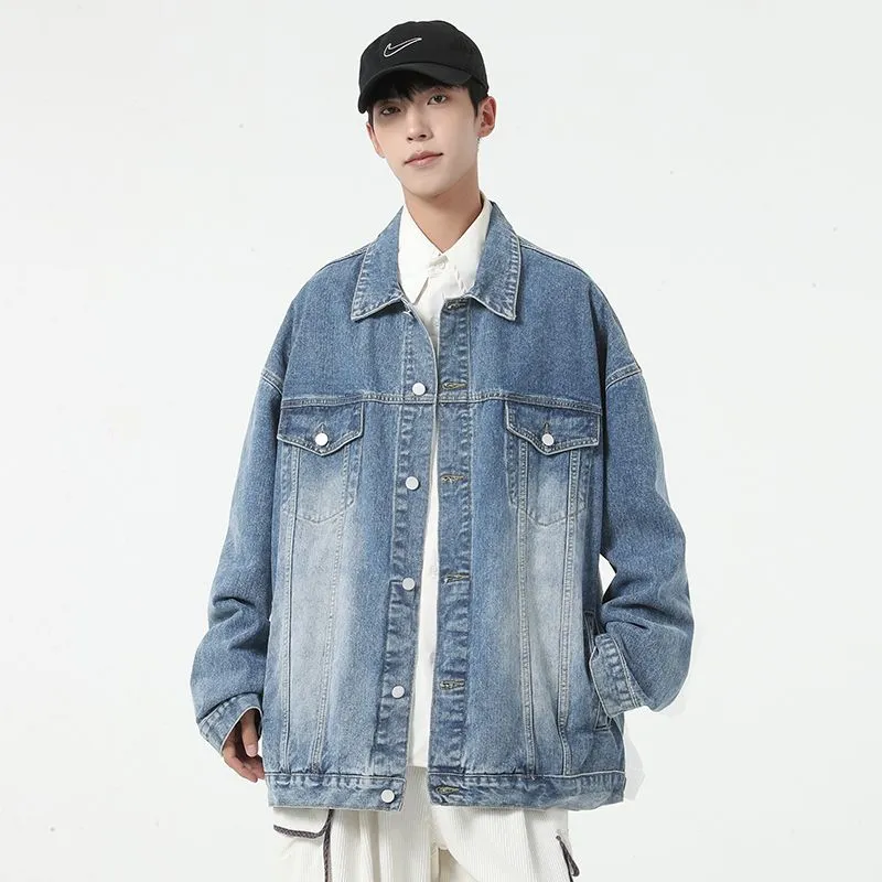 Classic Relaxed-Fit Trucker Jacket for Men