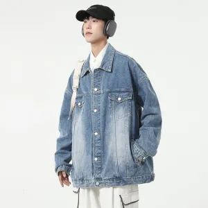 Classic Relaxed-Fit Trucker Jacket for Men