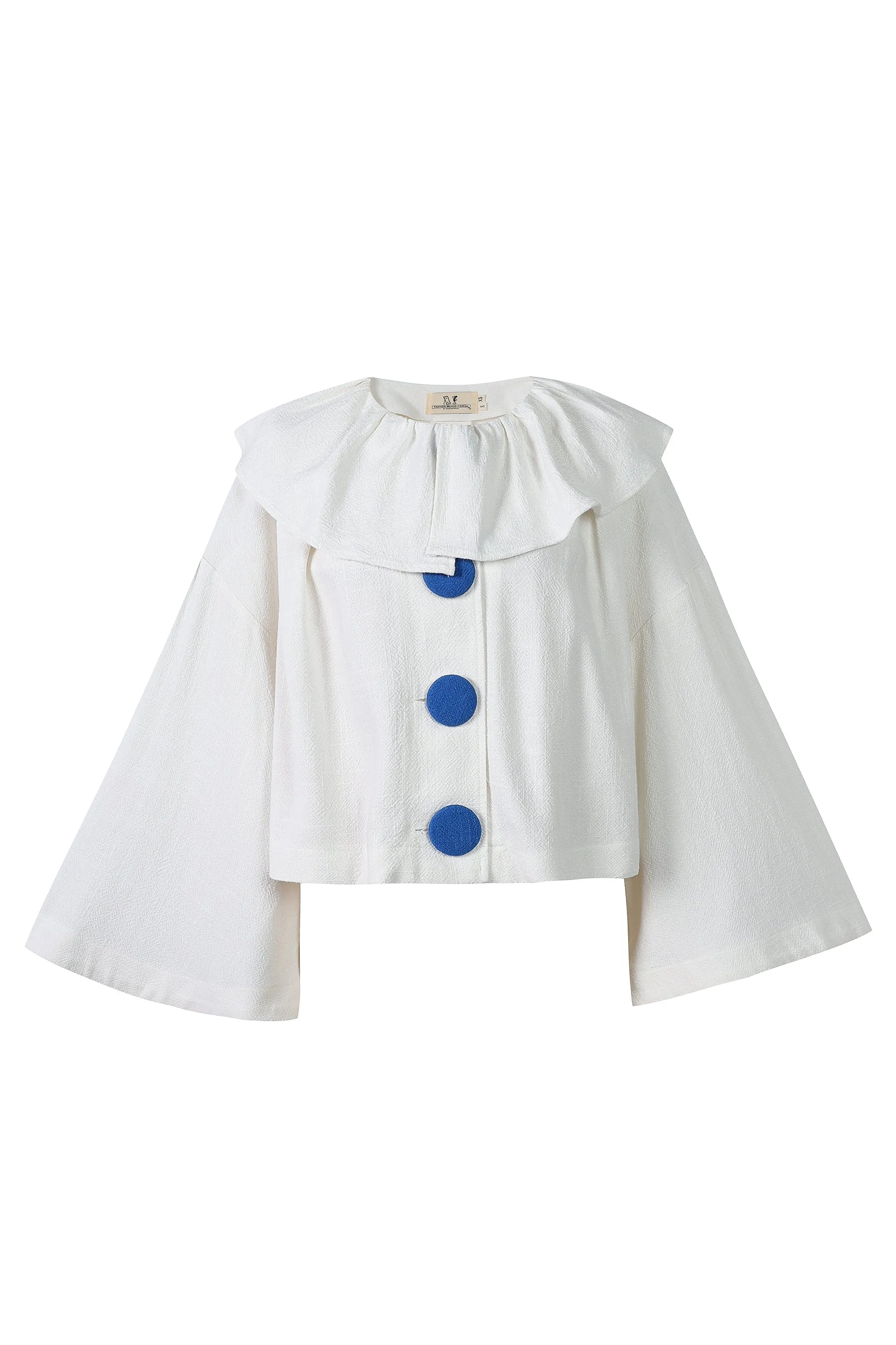 Clown Crop Jacket Thick Linen