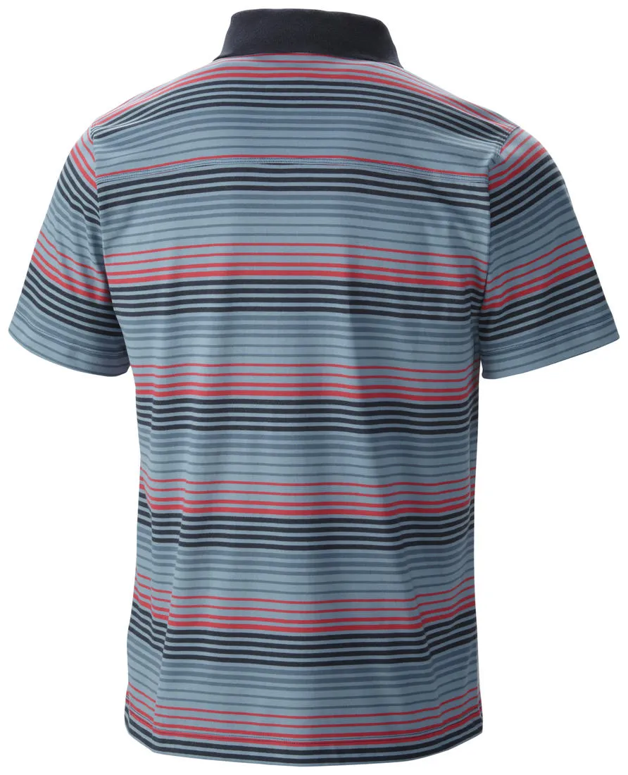 Columbia Men Blue Sweat Threat II Polo T-Shirt