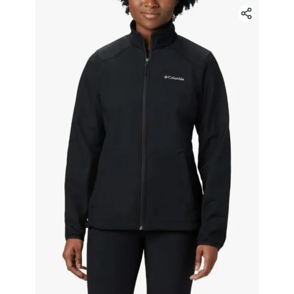 Columbia Women’s Kruser Softshell Jacket - Black, size L
