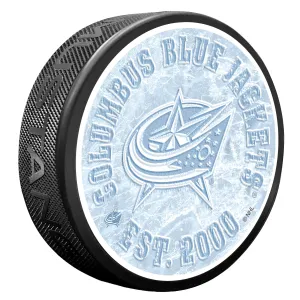 Columbus Blue Jackets Puck - Frozen