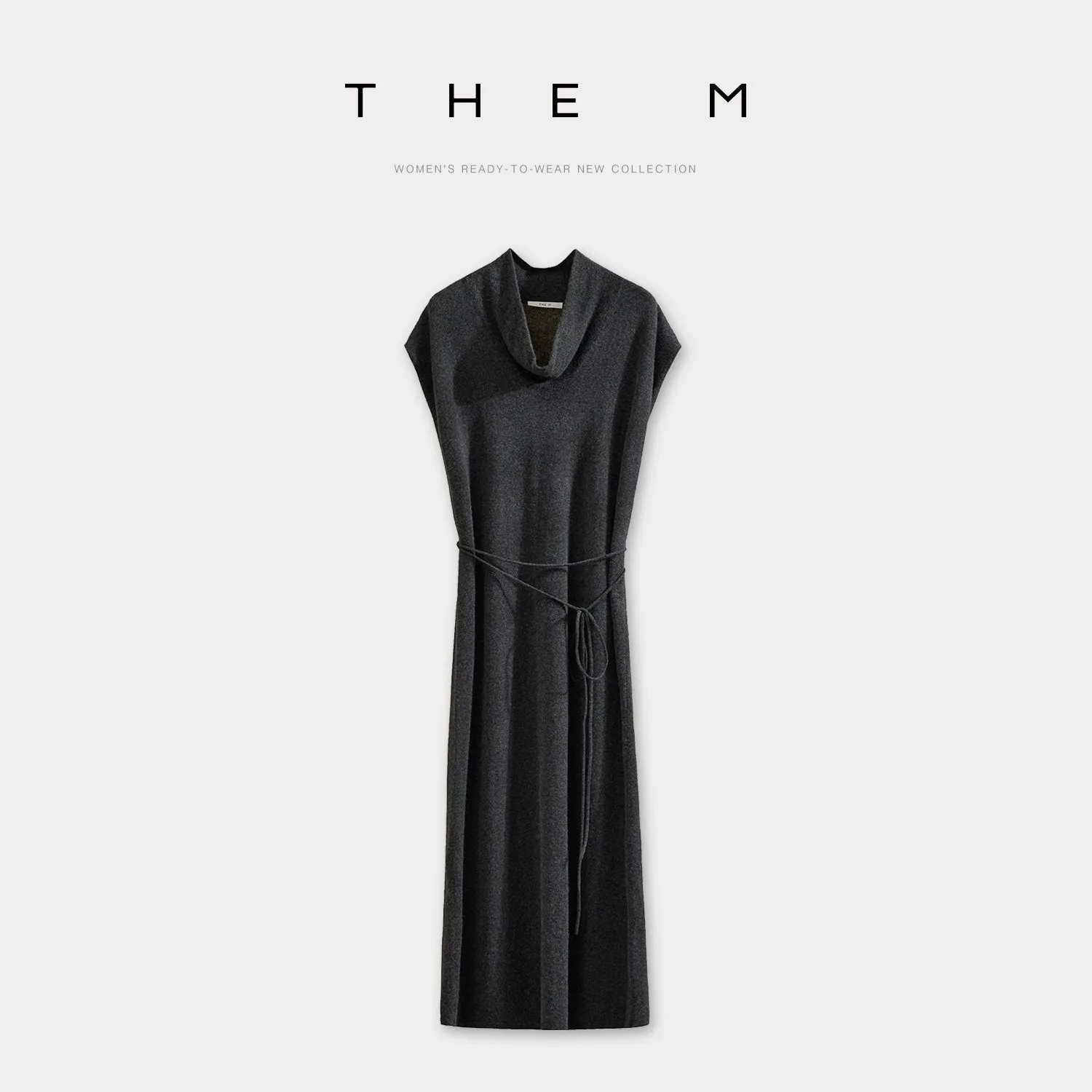 Cowl Neck Layered Dress