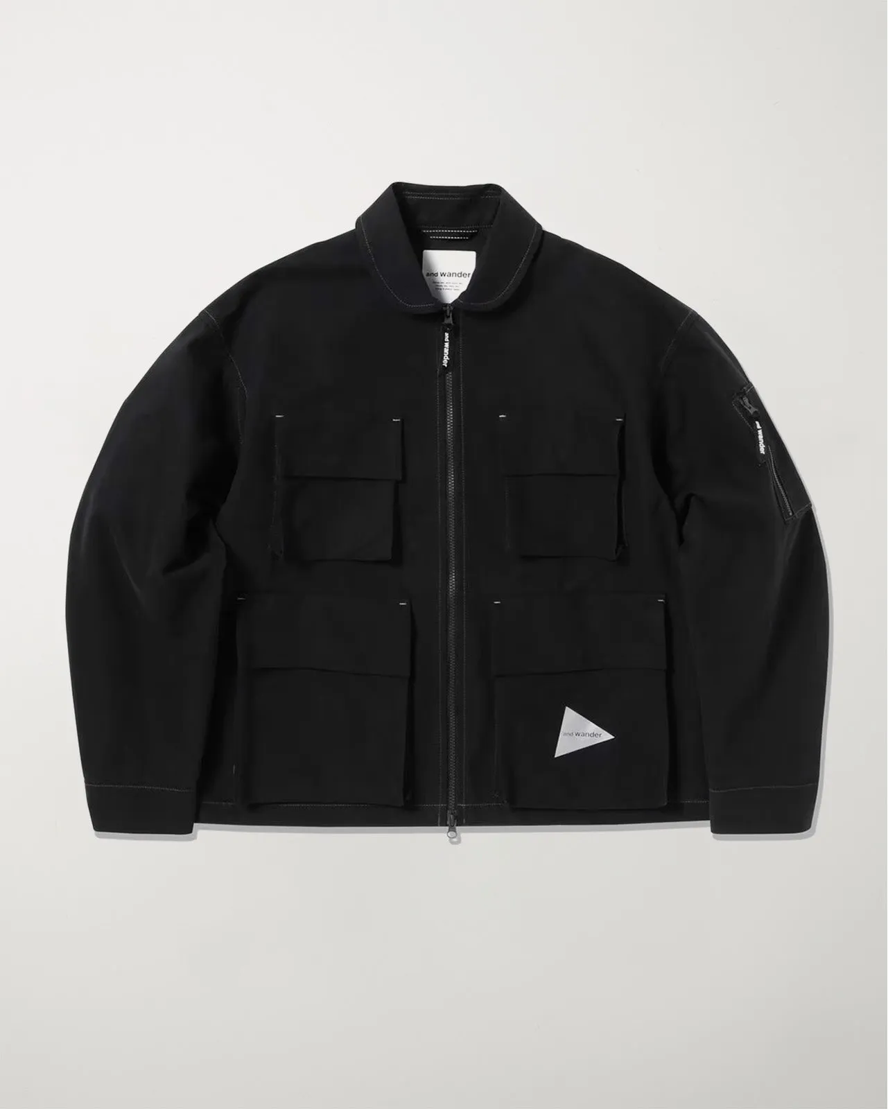 C/PE Twill Field Jacket Black