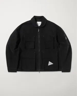C/PE Twill Field Jacket Black