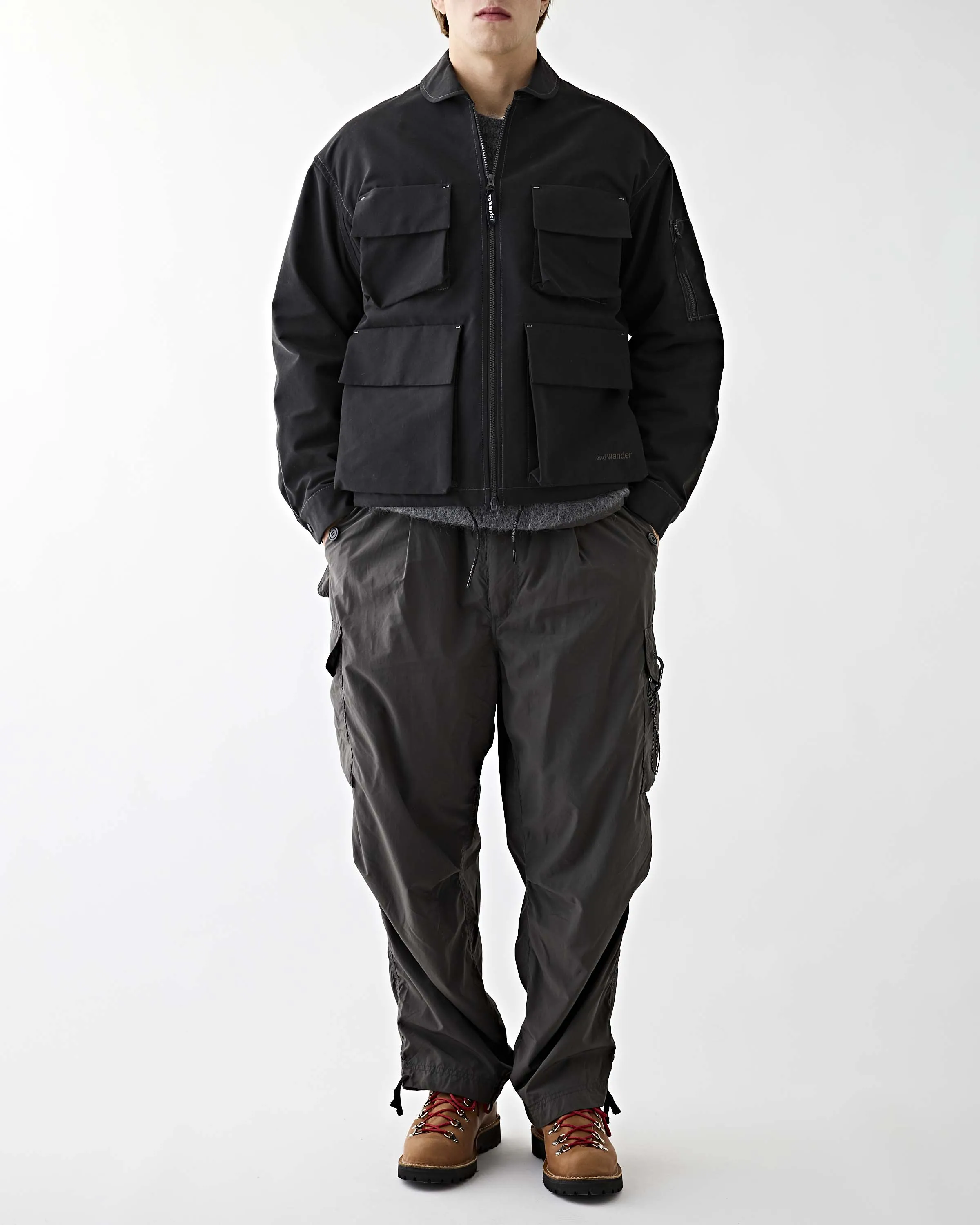 C/PE Twill Field Jacket Black