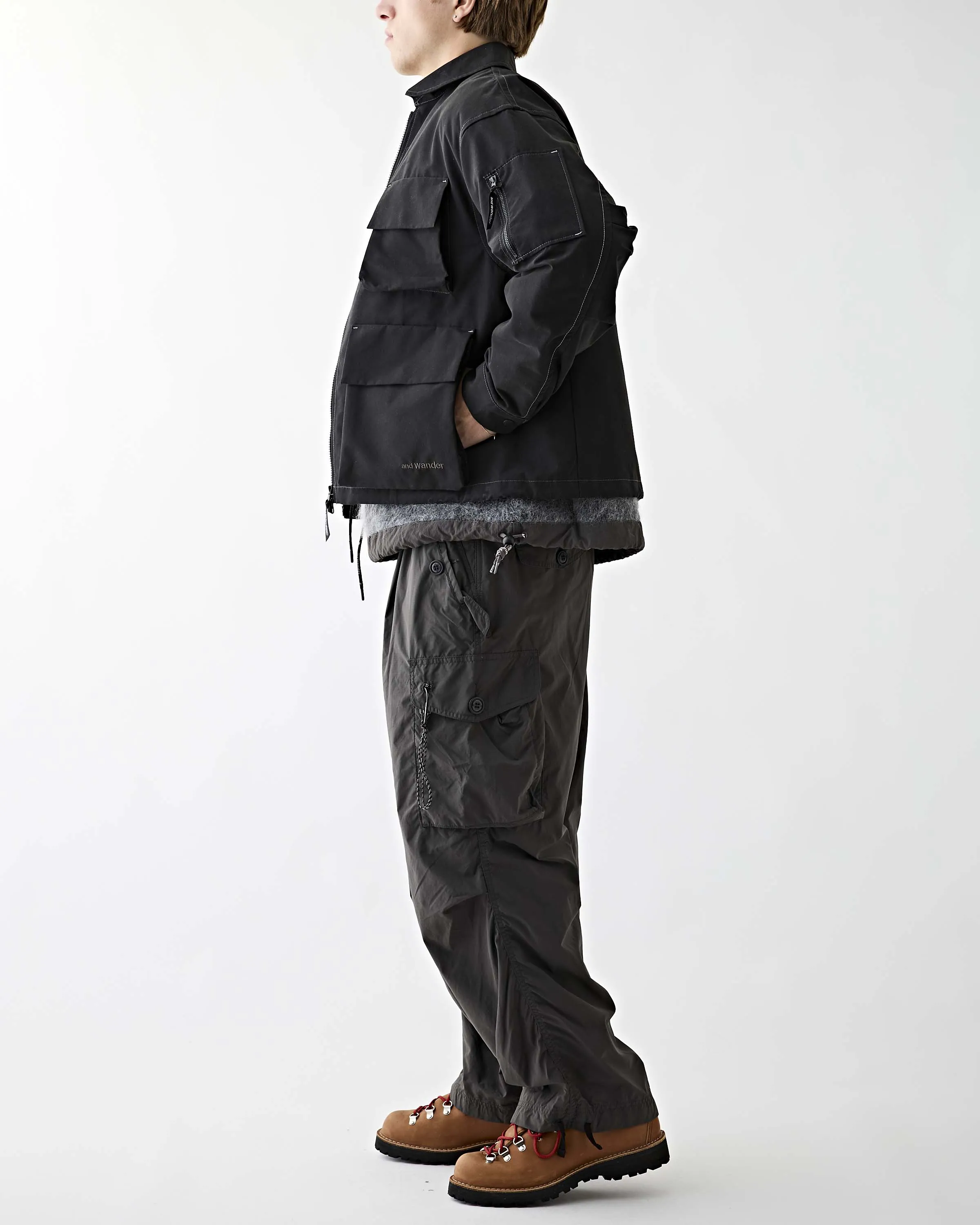 C/PE Twill Field Jacket Black