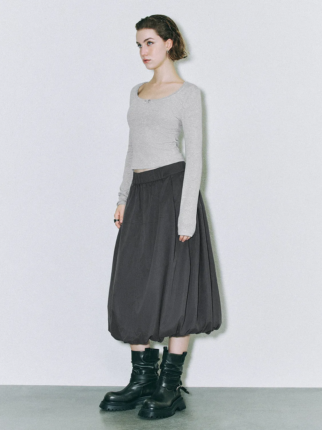Crew Neck Skinny T-Shirts