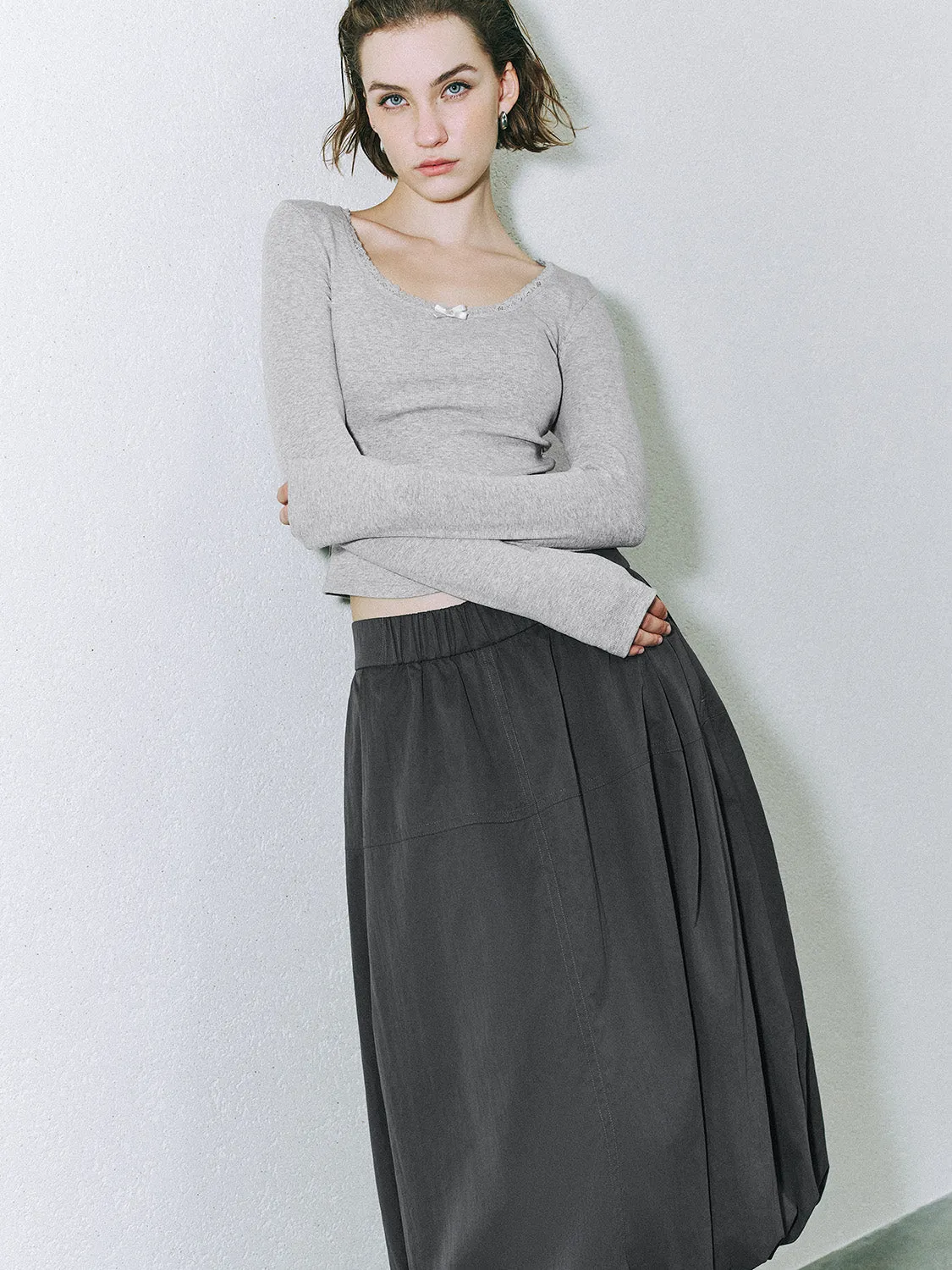Crew Neck Skinny T-Shirts