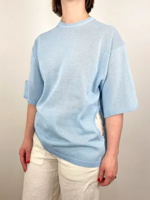 Crispy Sweater Oversized Easy T Baby Blue