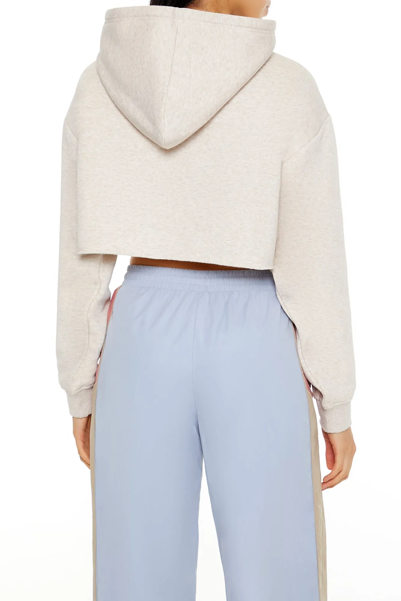 Cropped Athletic Top - Oatmeal