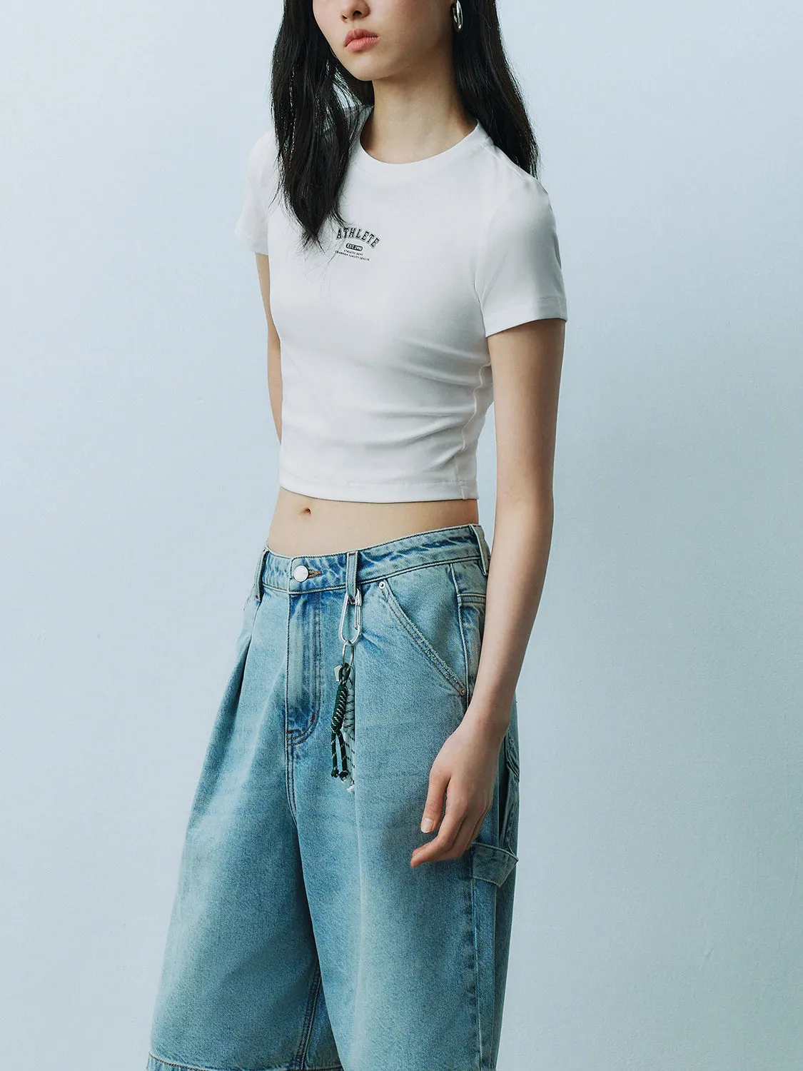 Cropped Skinny T-Shirts