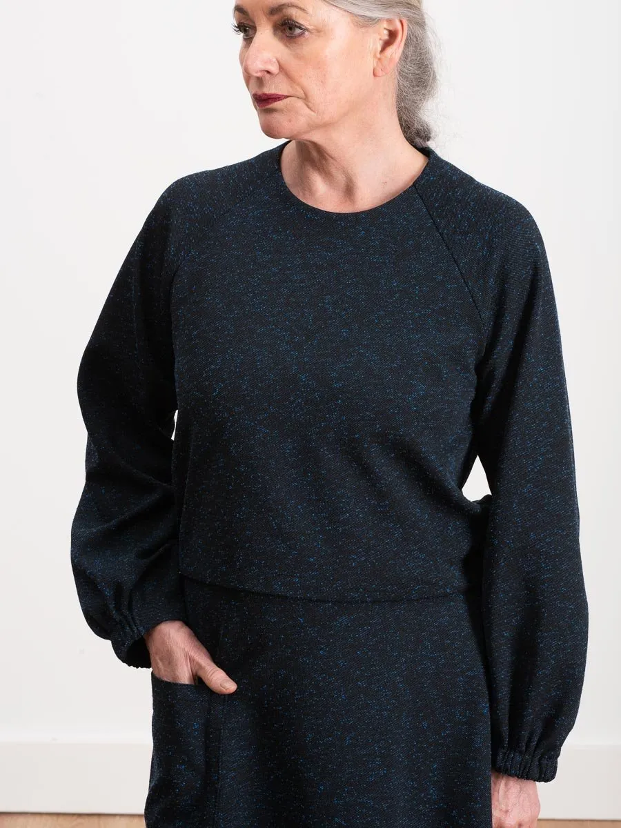 cropped sweatshirt
