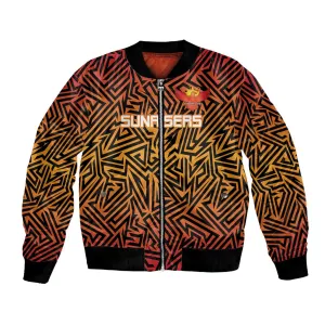 Custom Afro South Africa Cricket Bomber Jacket Eastern Cape - Go Sunrisers LT15