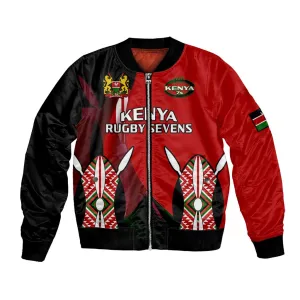 Custom Kenya Rugby Sevens Kenyan Sporty Version Bomber Jacket LT14
