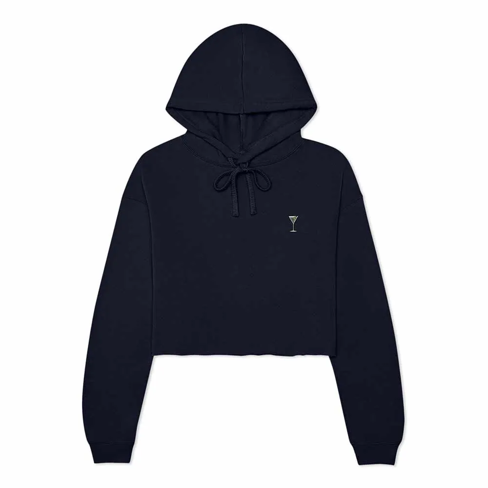 Dalix Martini Cropped Hoodie