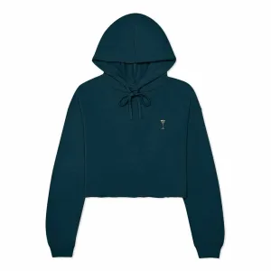 Dalix Martini Cropped Hoodie