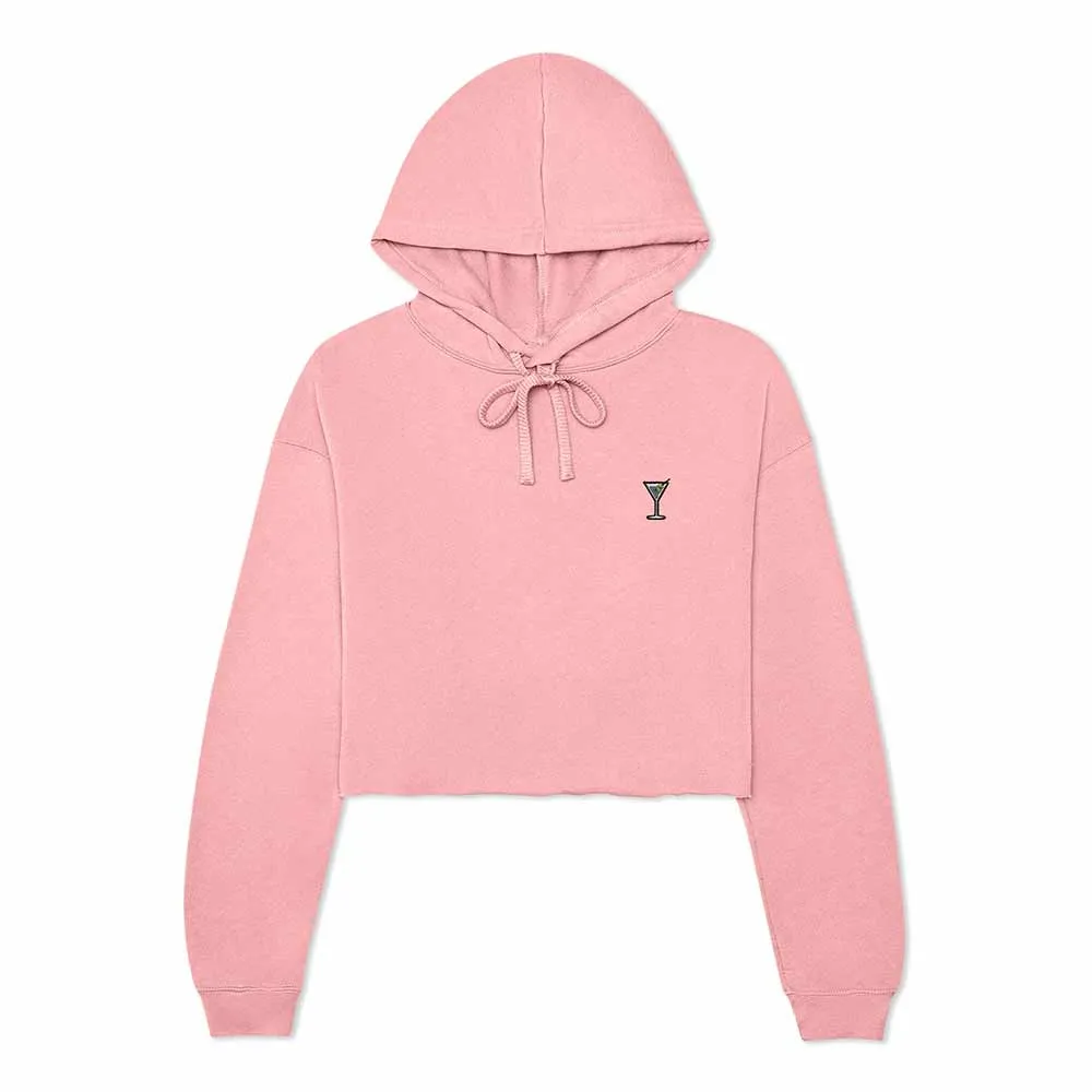 Dalix Martini Cropped Hoodie