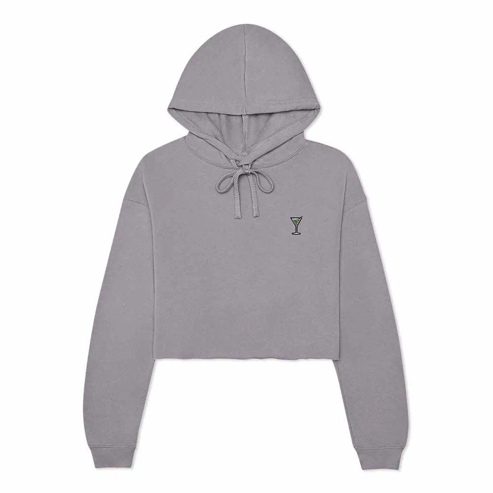 Dalix Martini Cropped Hoodie