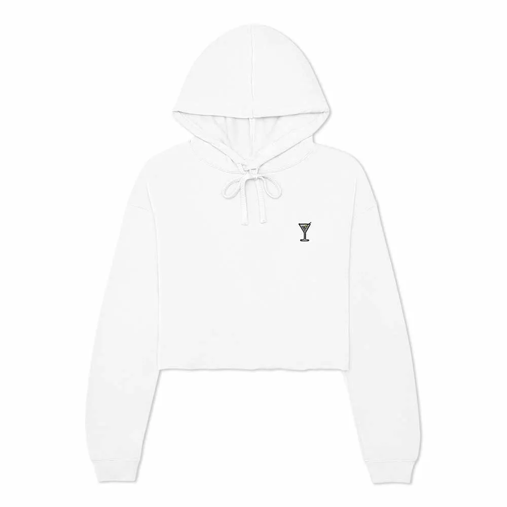Dalix Martini Cropped Hoodie