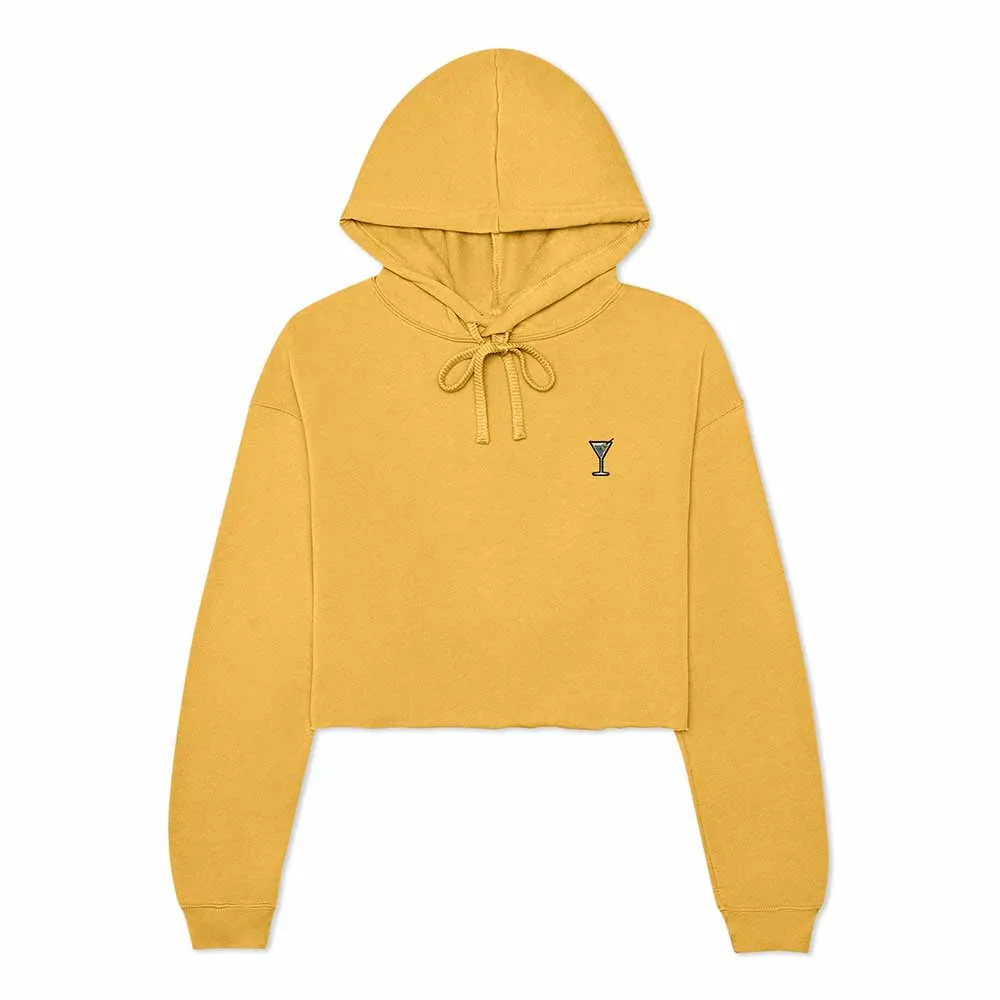 Dalix Martini Cropped Hoodie