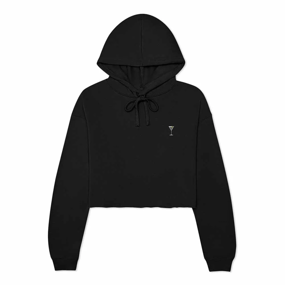 Dalix Martini Cropped Hoodie